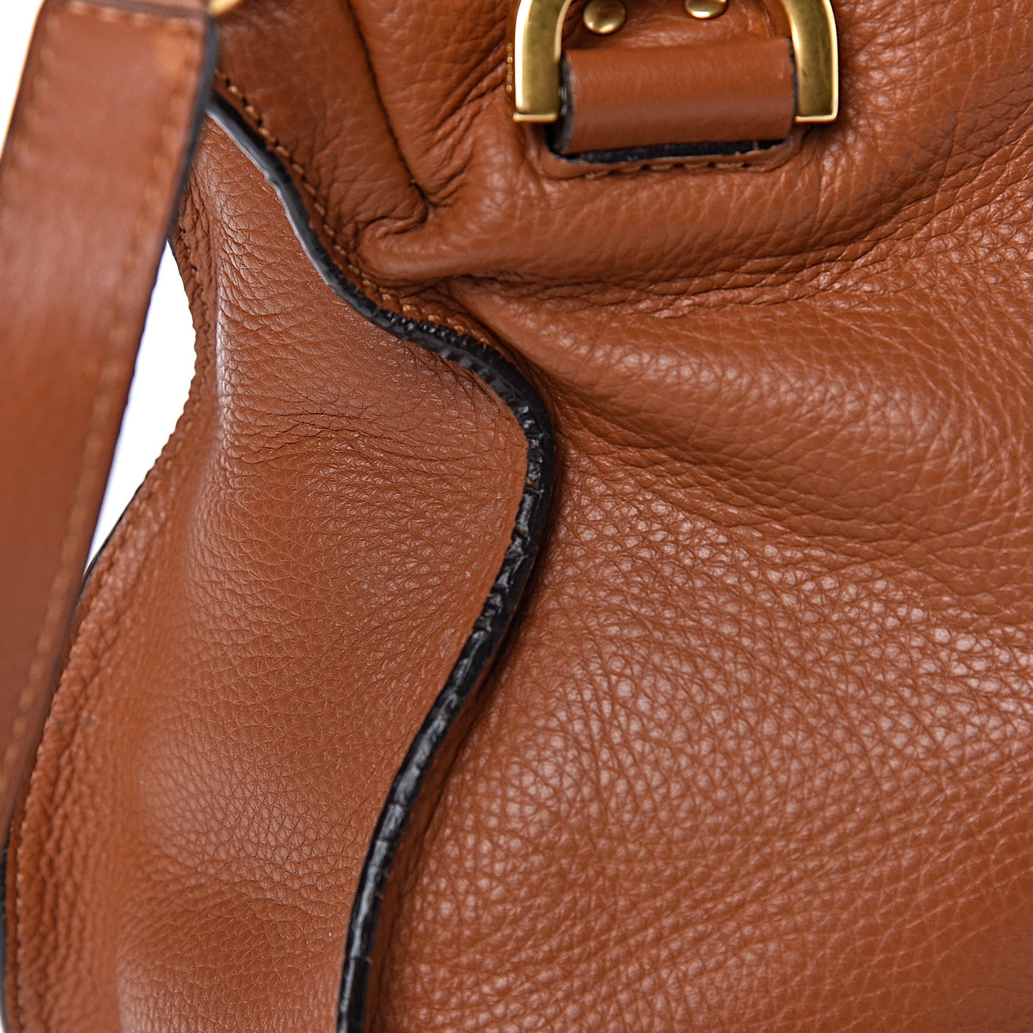 Chloe Calfskin Medium Marcie Satchel Tan 11 of 12