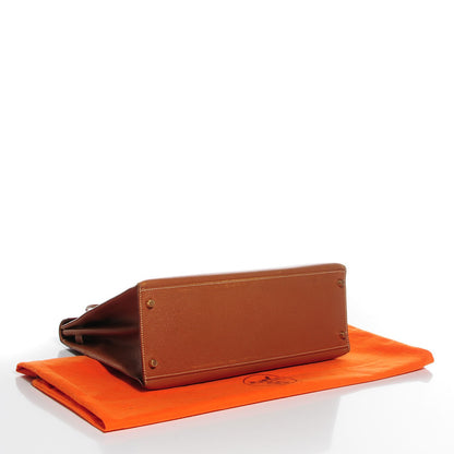 Hermes Courchevel Kelly Sellier 35 Gold 6 of 27