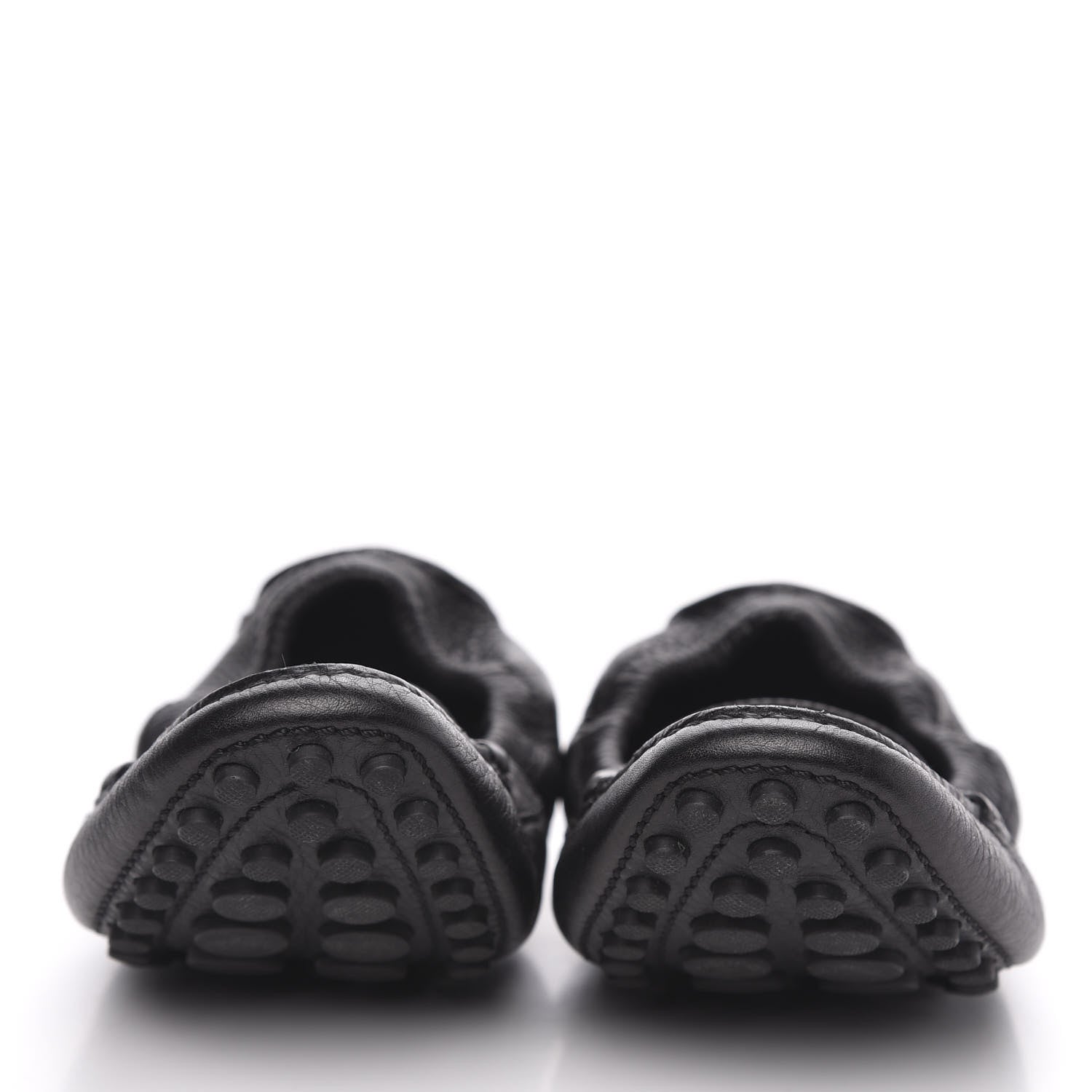 Louis Vuitton Calfskin Lemon Ballerina Flats 38 Black 2 of 7