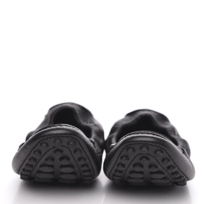Louis Vuitton Calfskin Lemon Ballerina Flats 38 Black 2 of 7