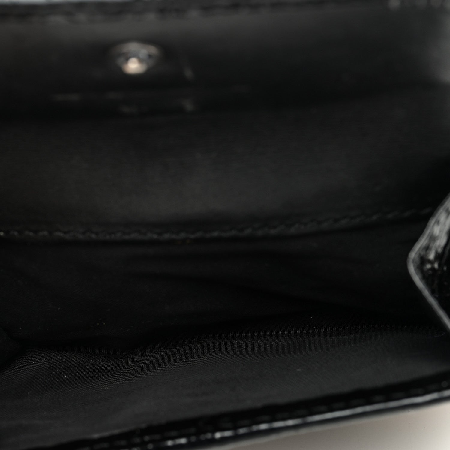 Burberry Patent Nova Check Wallet Black 5 of 8