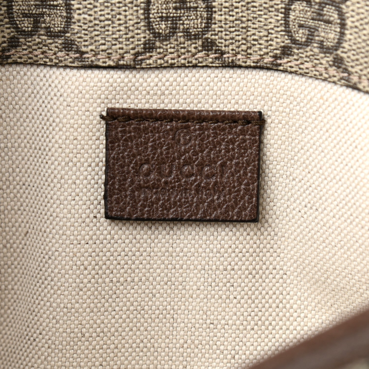 Gucci GG Supreme Monogram Neo Vintage Web Belt Bag Brown 6 of 12