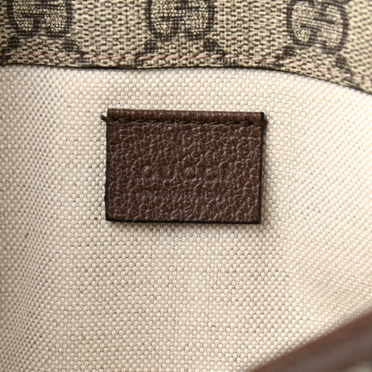 Gucci GG Supreme Monogram Neo Vintage Web Belt Bag Brown 6 of 12