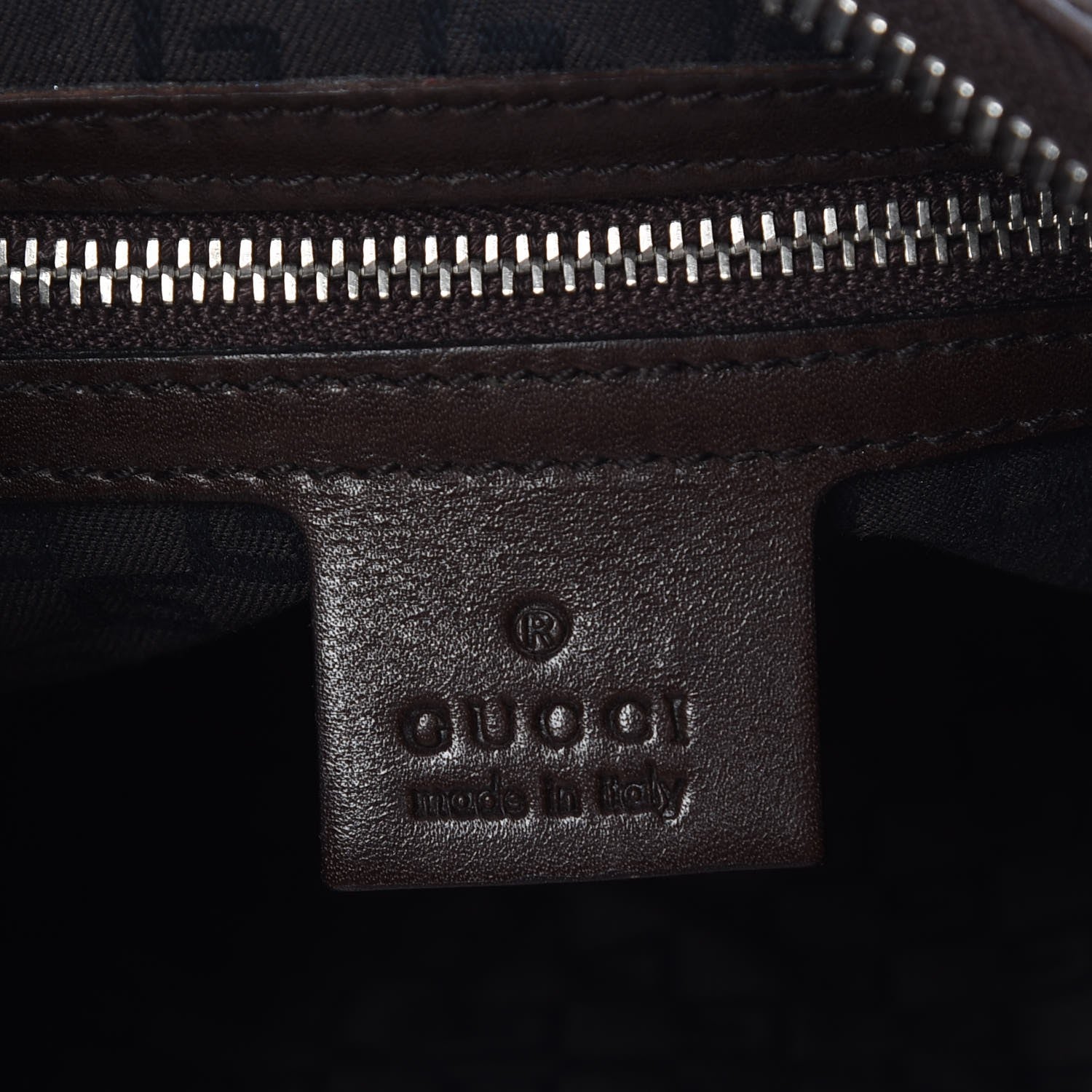 Gucci Canvas Web GG Reins Hobo Brown 7 of 9