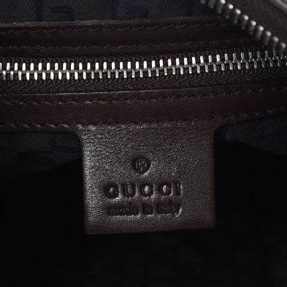 Gucci Canvas Web GG Reins Hobo Brown 7 of 9