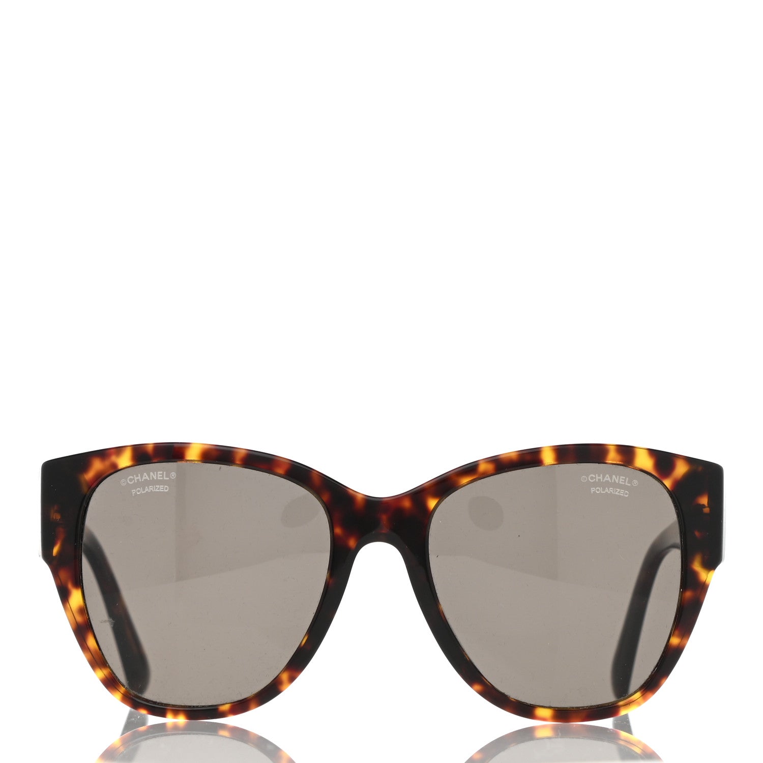 Chanel Acetate Polarized Butterfly CC Sunglasses 5412 Tortoise 2 of 8