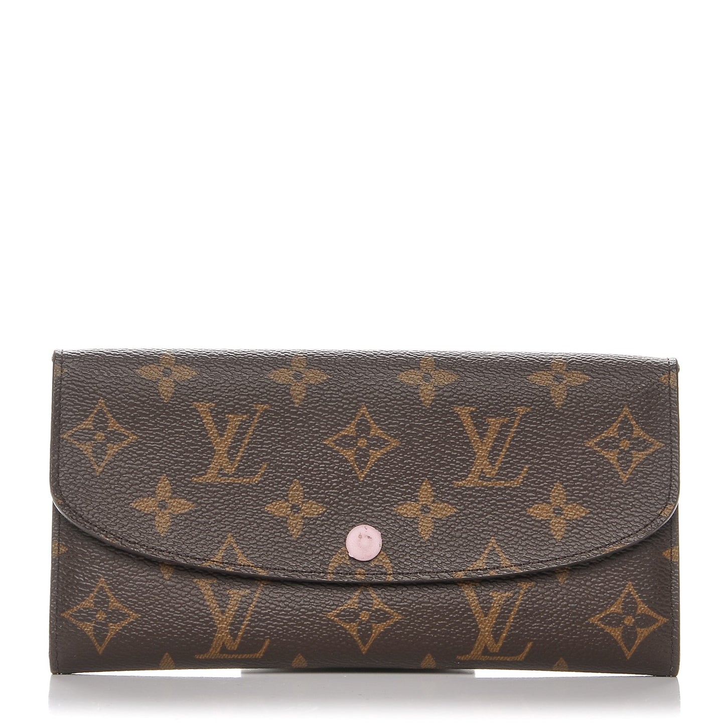 Monogram Emilie Wallet Rose Ballerine