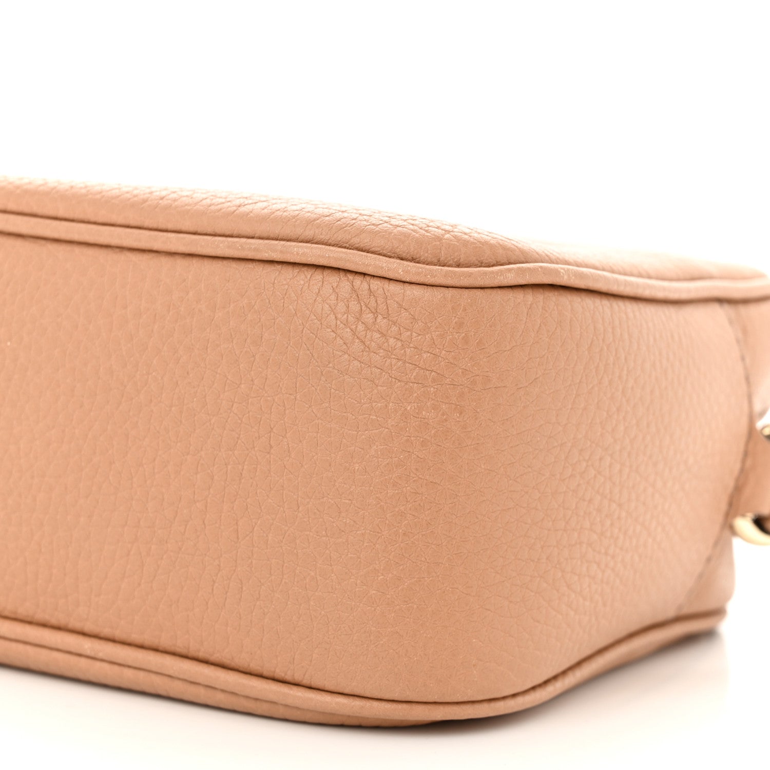 Gucci Pebbled Calfskin Small Soho Disco Bag Camelia 10 of 10