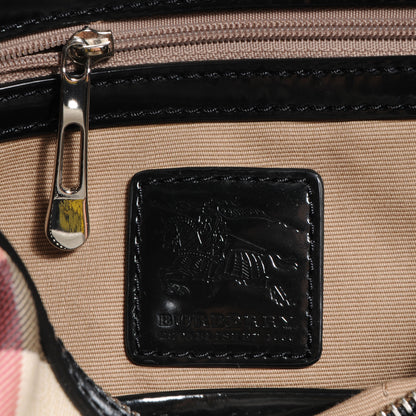 Burberry Supernova Check Chester Bowling Bag Black 6 of 9