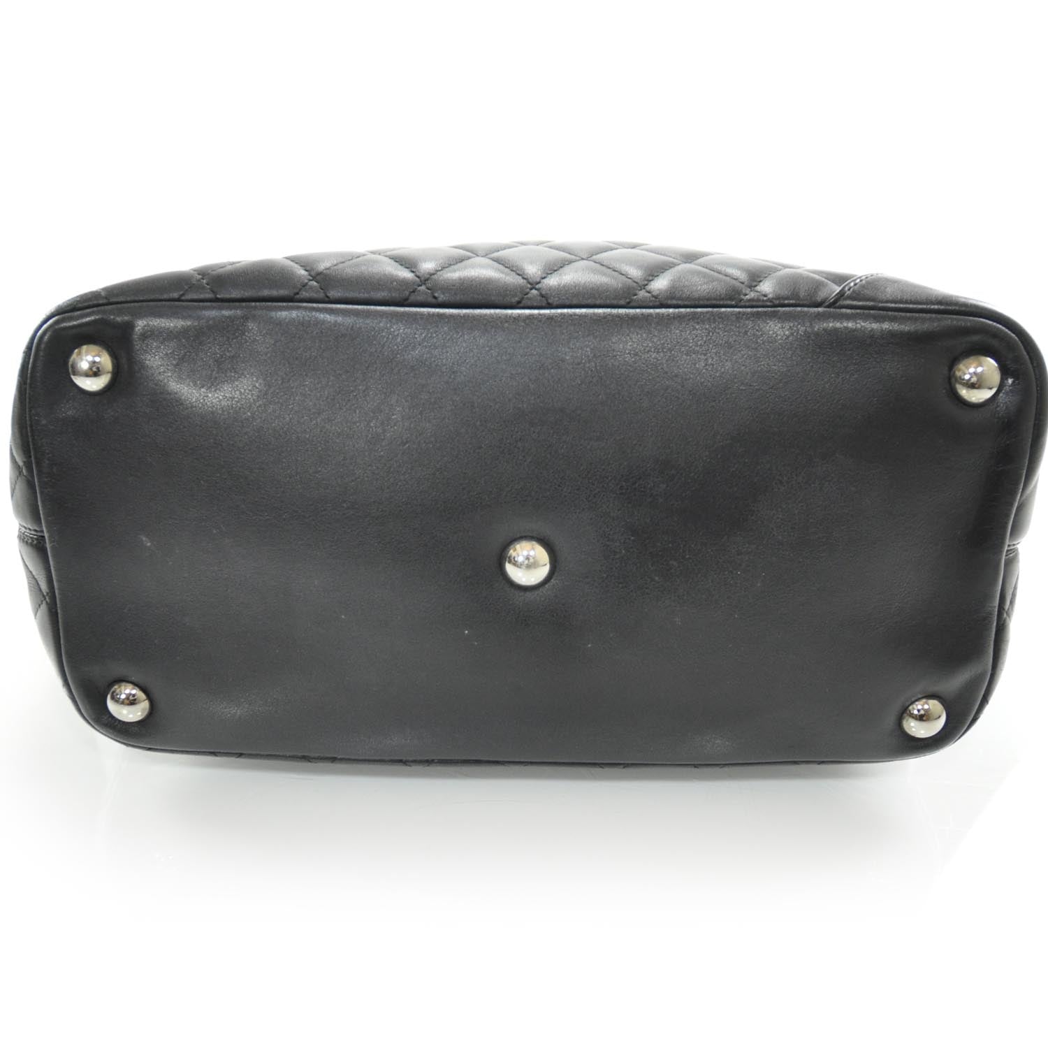 Chanel Calfskin Quilted Large Cambon Tote Black 4 of 9