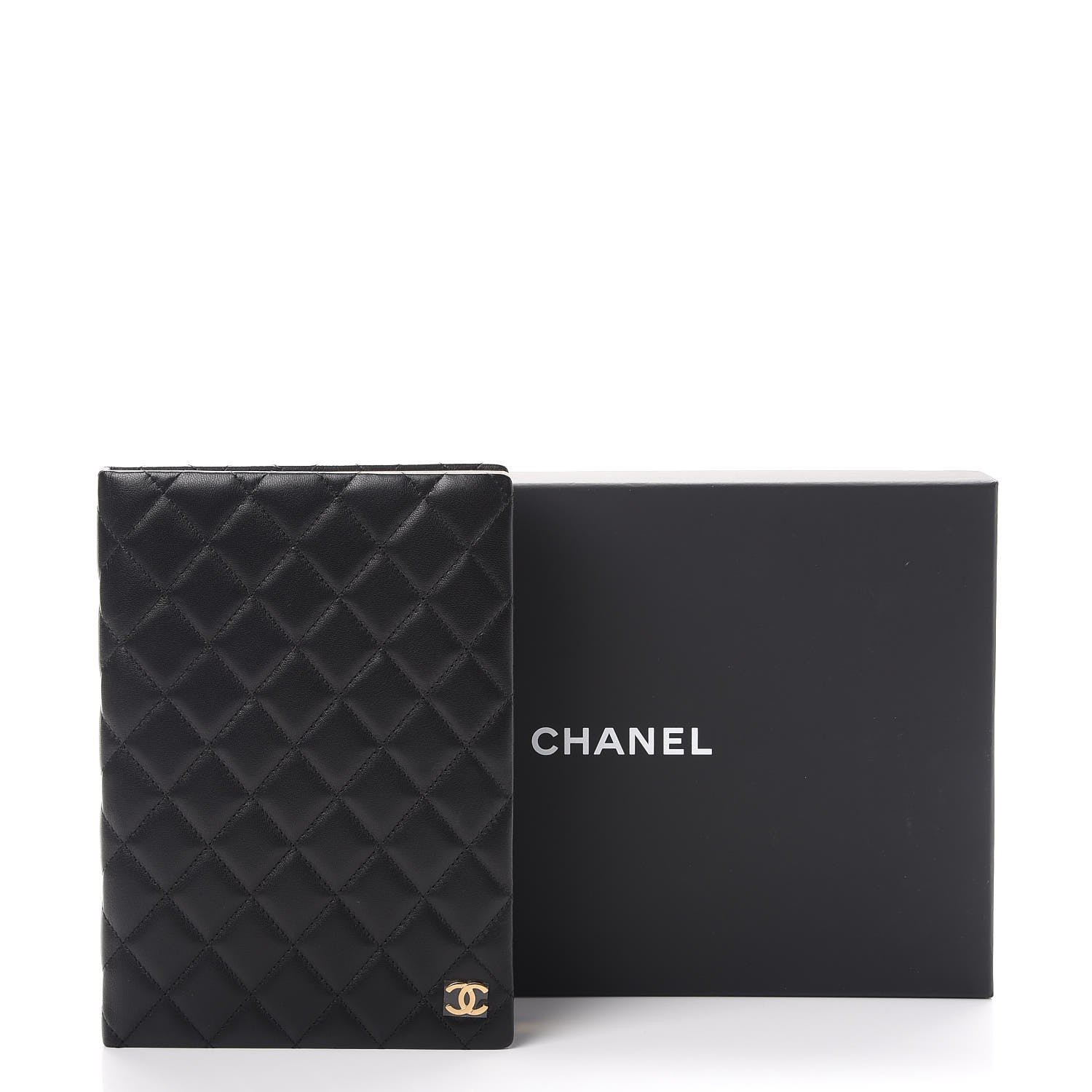 Chanel Lambskin Quilted Notebook Black 11 of 11