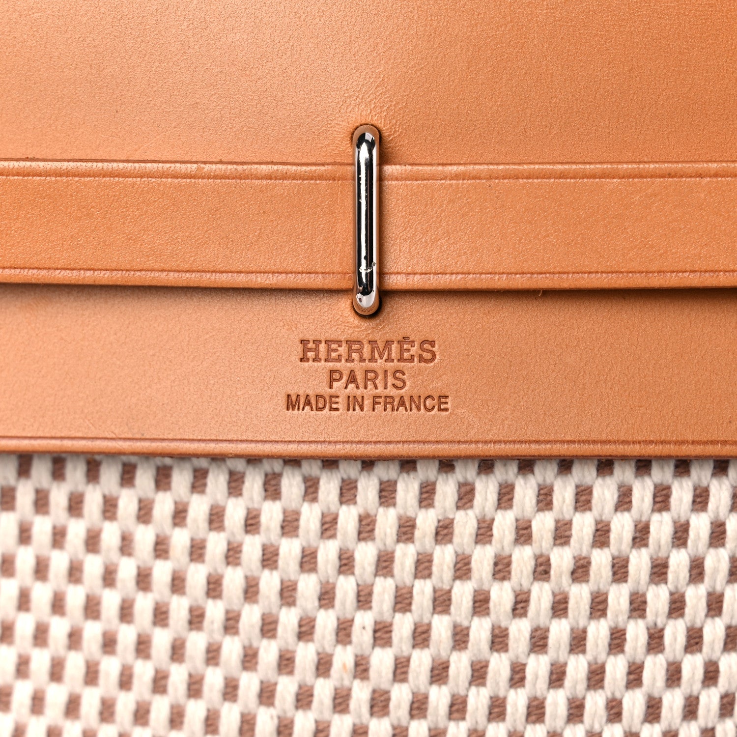 Hermes Toile Vache Calfskin Herbag TPM Natural 7 of 16