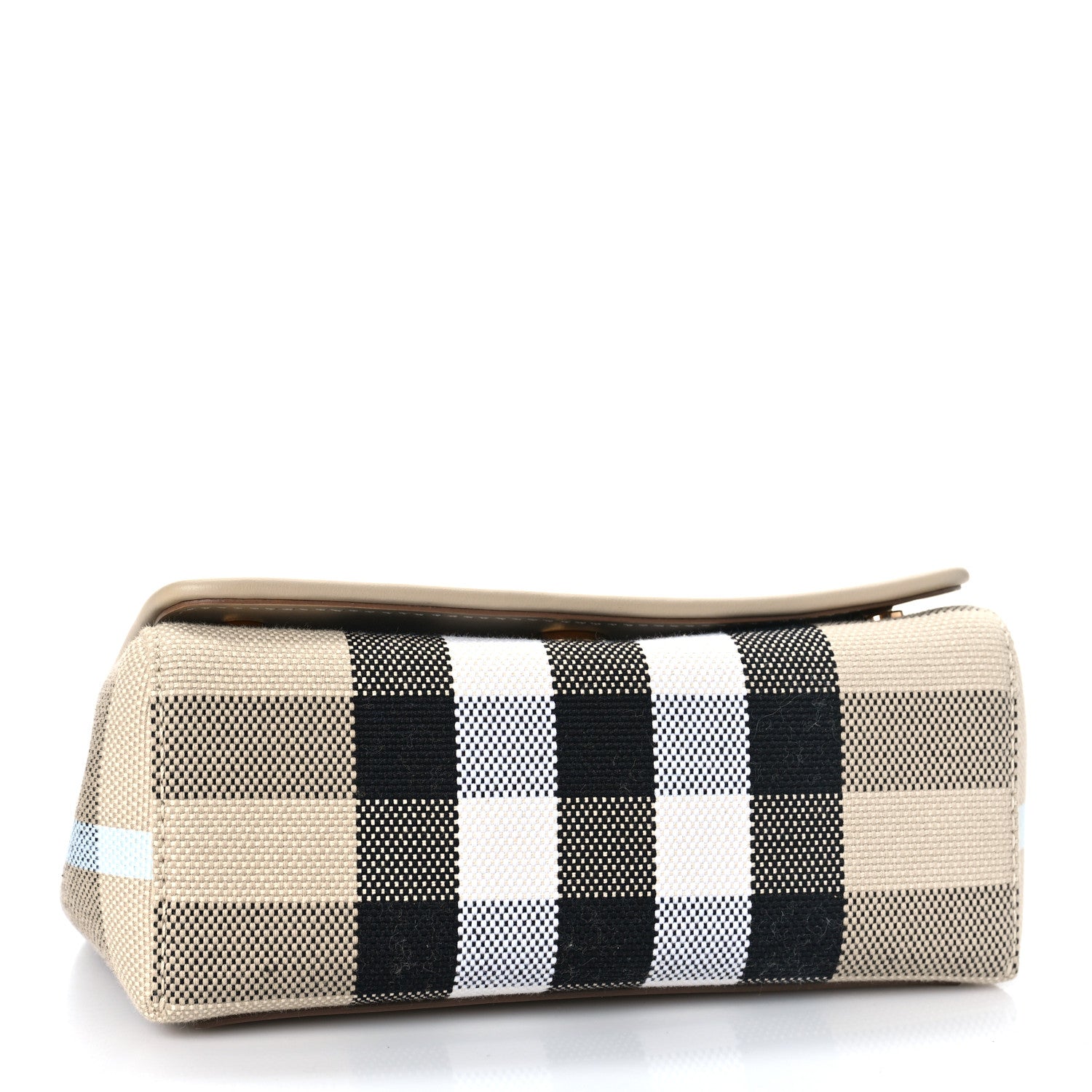 Burberry Canvas Check Hackberry Crossbody Bag Soft Fawn 4 of 8