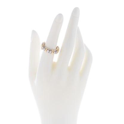 Tiffany Platinum 18K Yellow Gold Diamond Schlumberger Sixteen Stone Ring 53 6.5 2 of 4