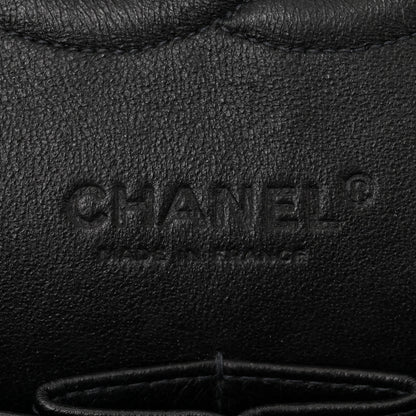 Chanel Tweed Quilted Medium Double Flap Yellow Black 6 of 12