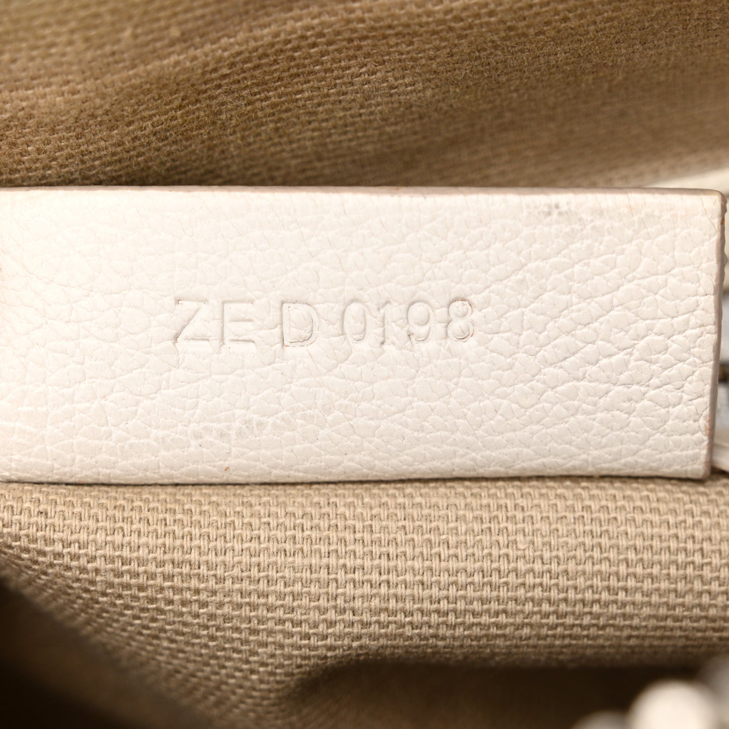 Sugar Goatskin Mini Antigona Off White