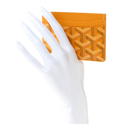 Goyard Goyardine Saint Sulpice Card Holder Yellow 2 of 8