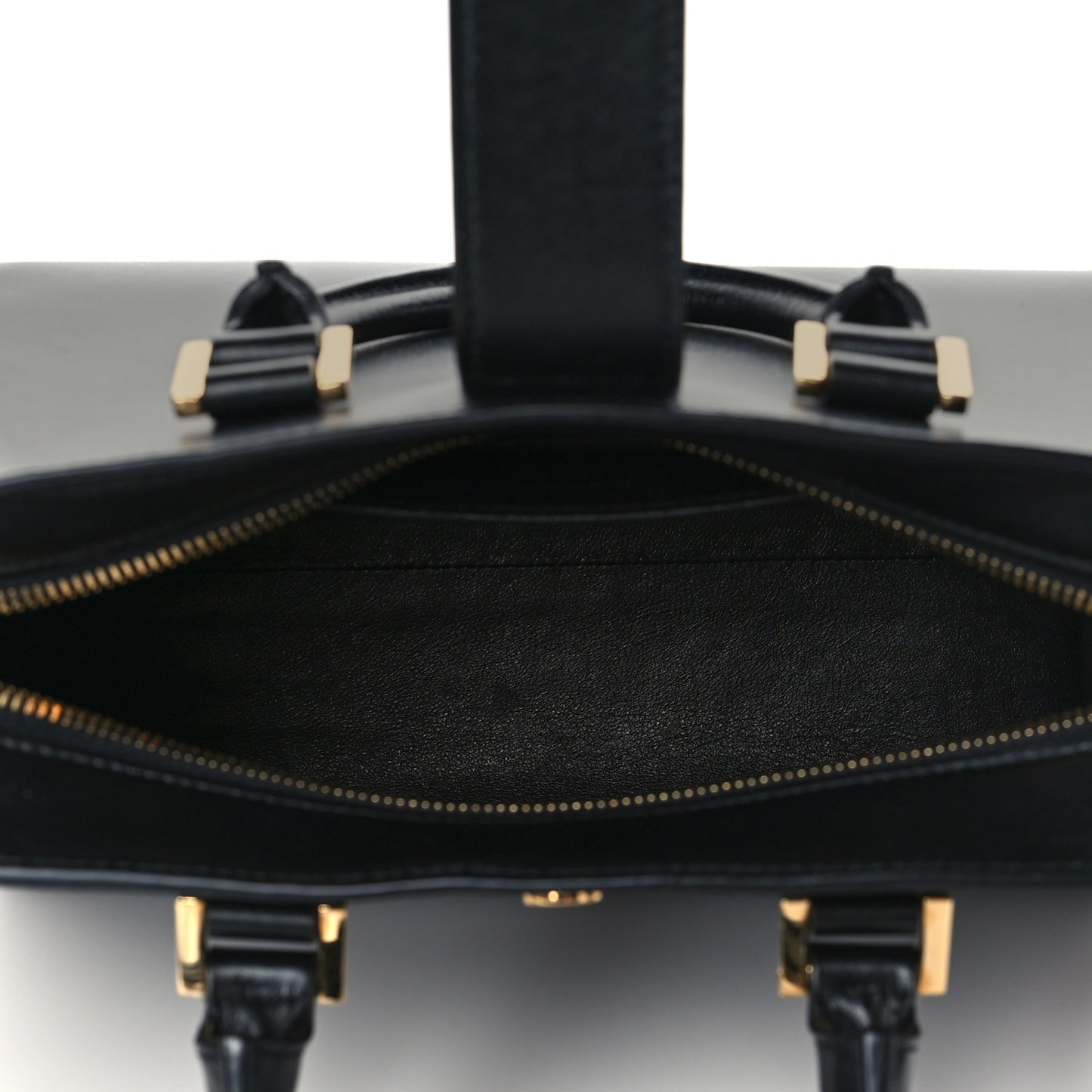 Calfskin Monogram Baby Cabas Black