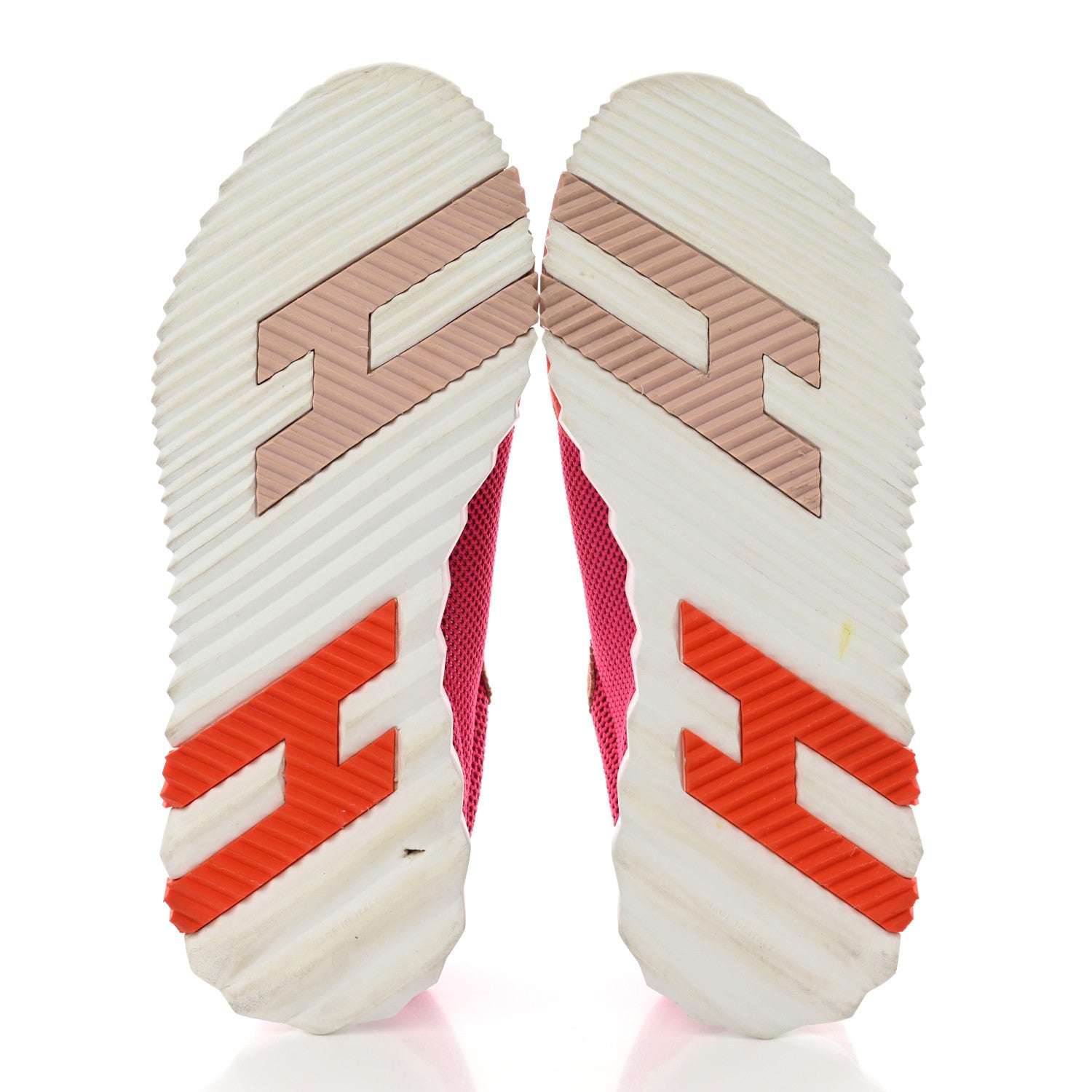 Hermes Air Mesh Suede Goatskin Bouncing Sneakers 38 Rose Multicolor 5 of 21