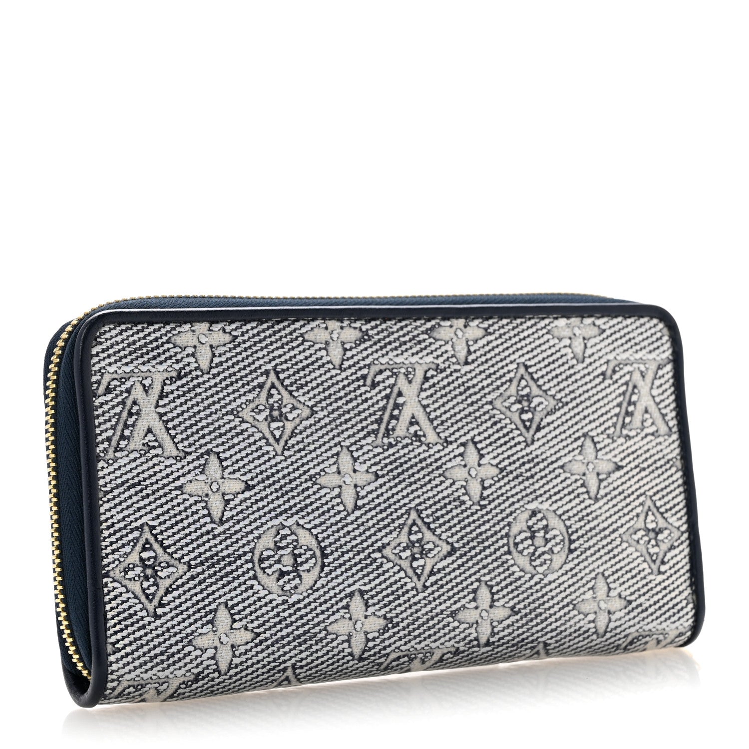 Louis Vuitton Hollographic Monoglam Zippy Wallet Blue 3 of 8