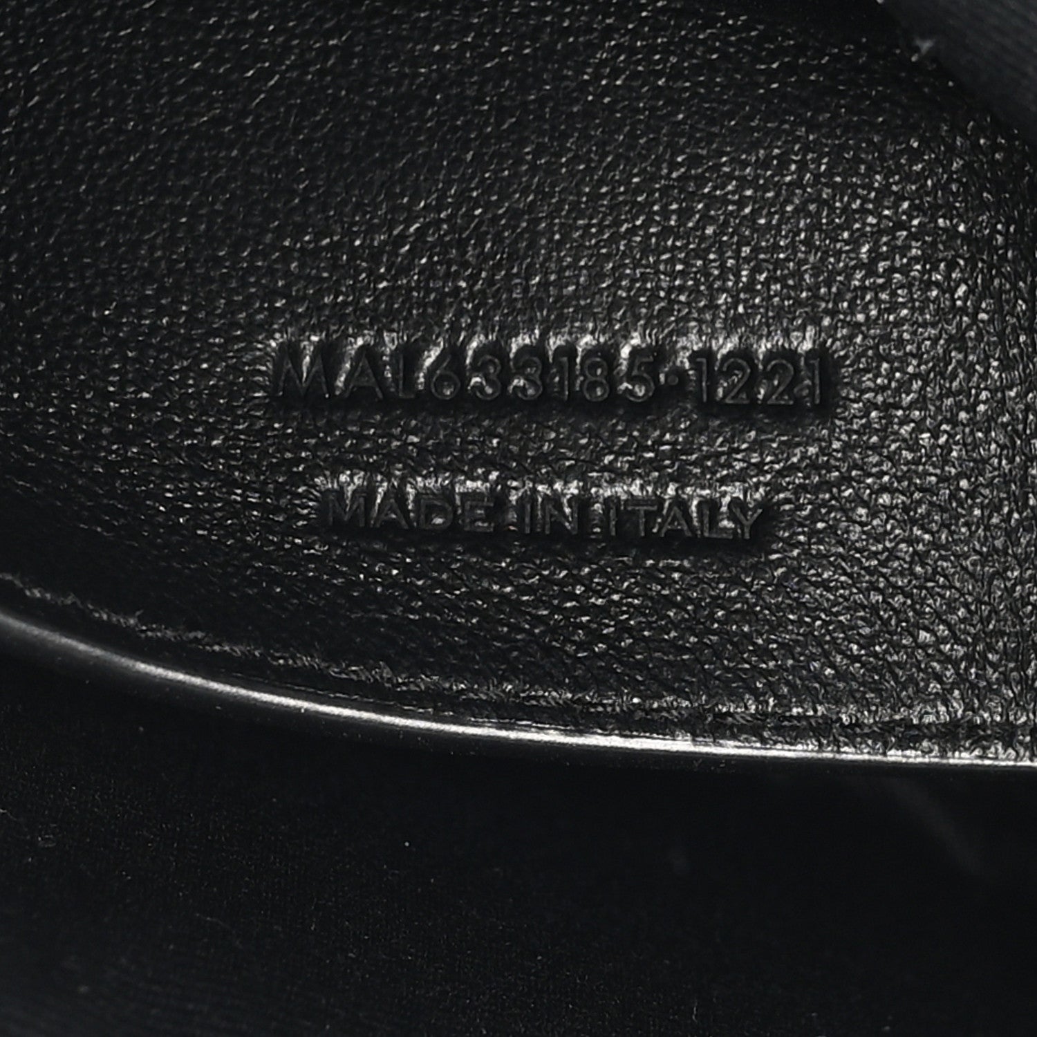 Saint Laurent Crinkled Calfskin Matelasse Monogram Baby Niki Chain Satchel Black 7 of 10