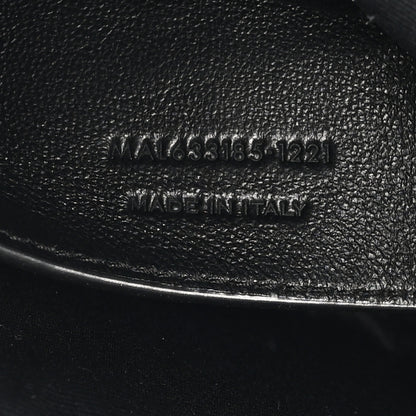 Saint Laurent Crinkled Calfskin Matelasse Monogram Baby Niki Chain Satchel Black 7 of 10