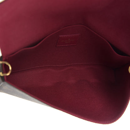 Louis Vuitton Monogram Pochette Felicie Chain Wallet Fuchsia 4 of 9
