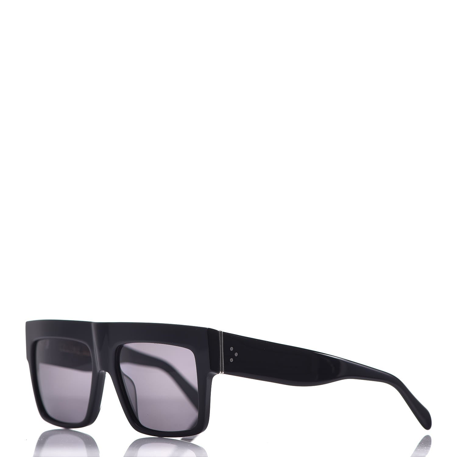 Celine Polarized ZZ Top Sunglasses CL 41756/S Black 1 of 7