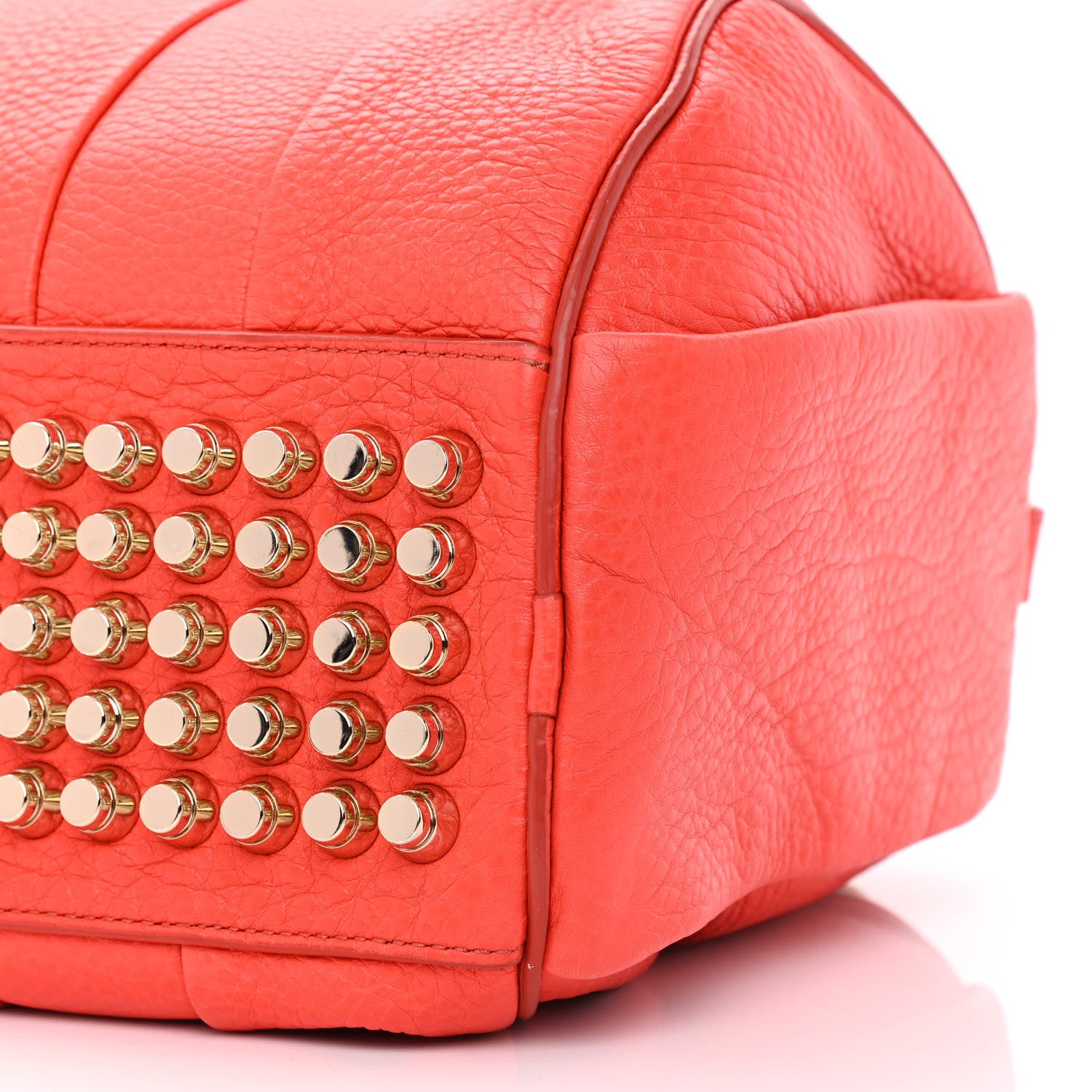 Alexander Wang Pebbled Lambskin Rockie Tangerine Gold Hardware 9 of 12
