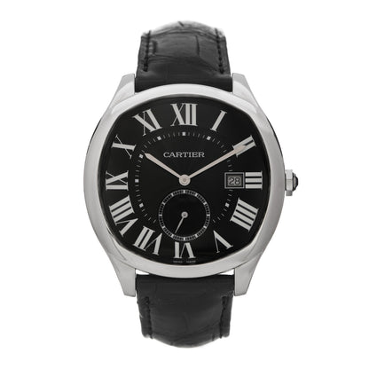 Cartier Stainless Steel Alligator 41mm Drive De Cartier Automatic Watch Black 1 of 4