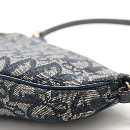 Christian Dior Monogram Mini Saddle Pochette Blue 10 of 11