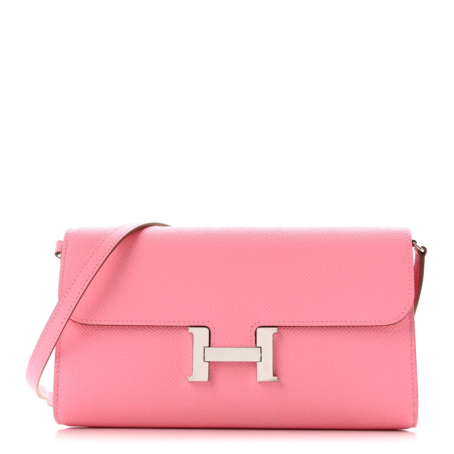 Hermes Epsom Constance Wallet To Go Rose Confetti 1 of 11