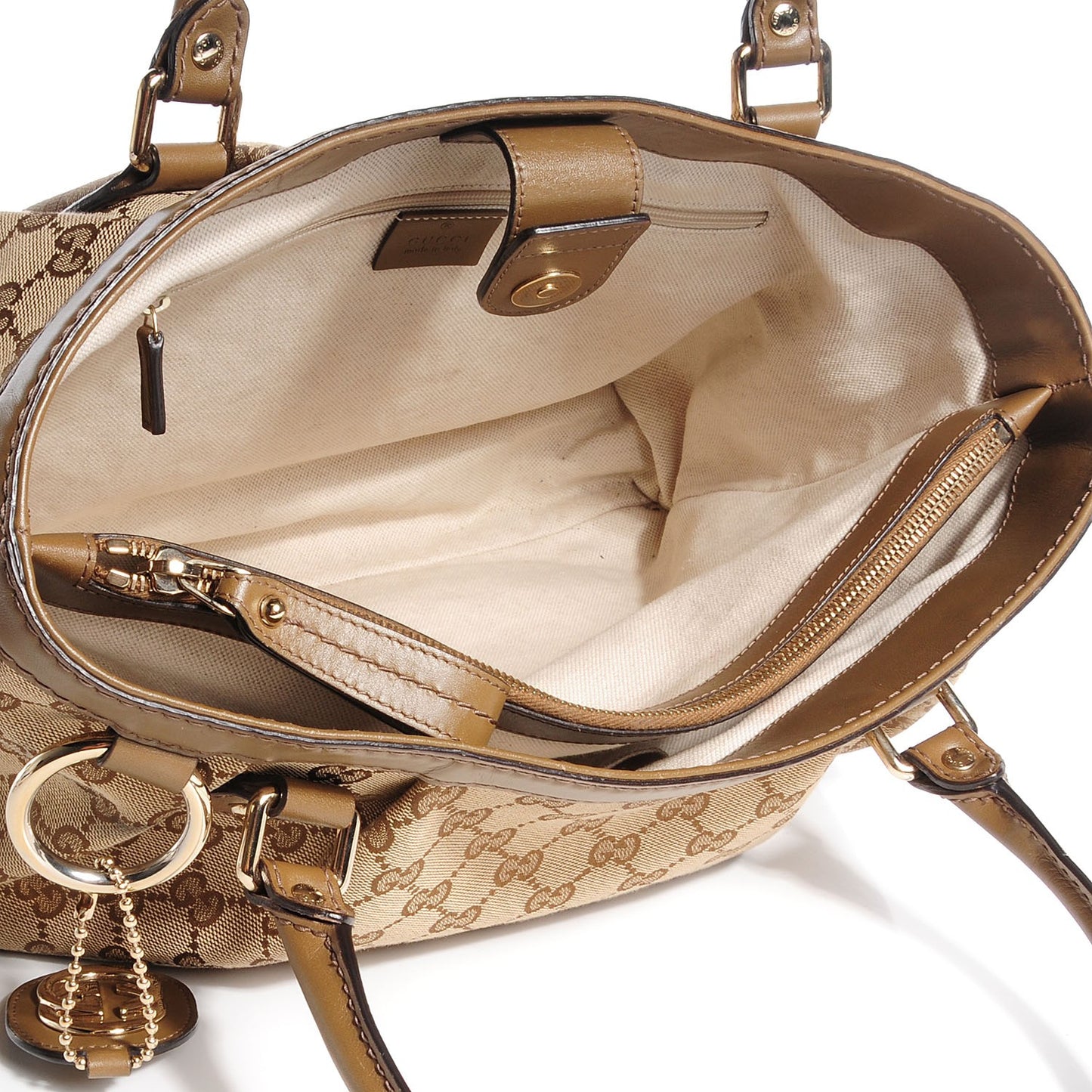 Monogram Medium Sukey Top Handle Tote Brown