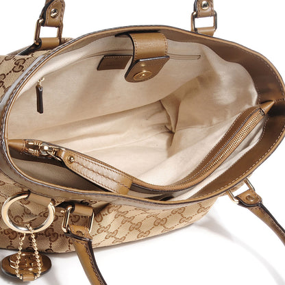 Gucci Monogram Medium Sukey Top Handle Tote Brown 5 of 7