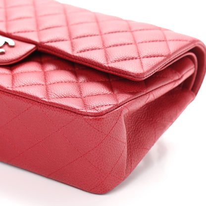 Chanel Caviar Quilted Medium Double Flap Red 10 of 10