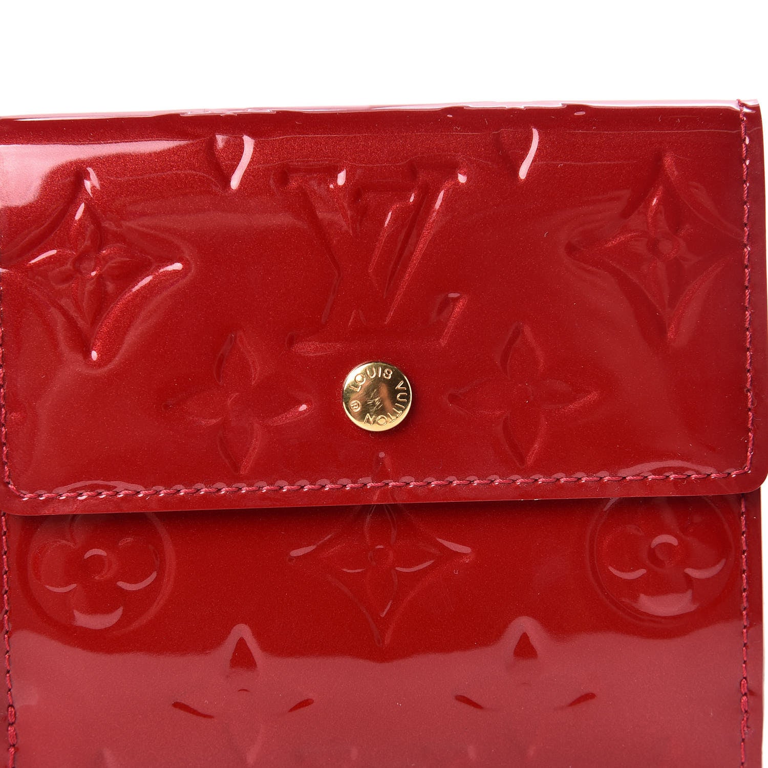 Louis Vuitton Vernis Elise Wallet Pomme D'Amour 7 of 8
