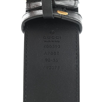 Gucci Calfskin Double G 40mm Belt 90 36 Black 2 of 5