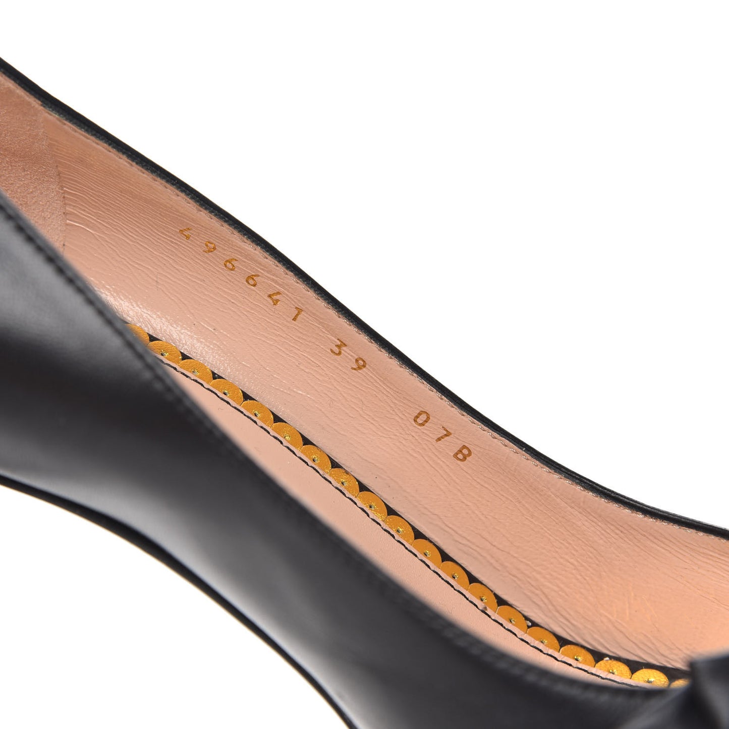Nappa Queen Margaret Mid Heel Pumps 39 Black