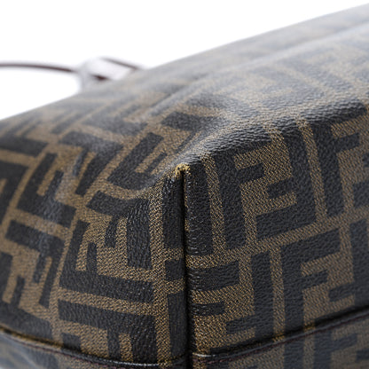 Fendi Zucca Spalmati Medium Roll Tote Tobacco Blue 8 of 15