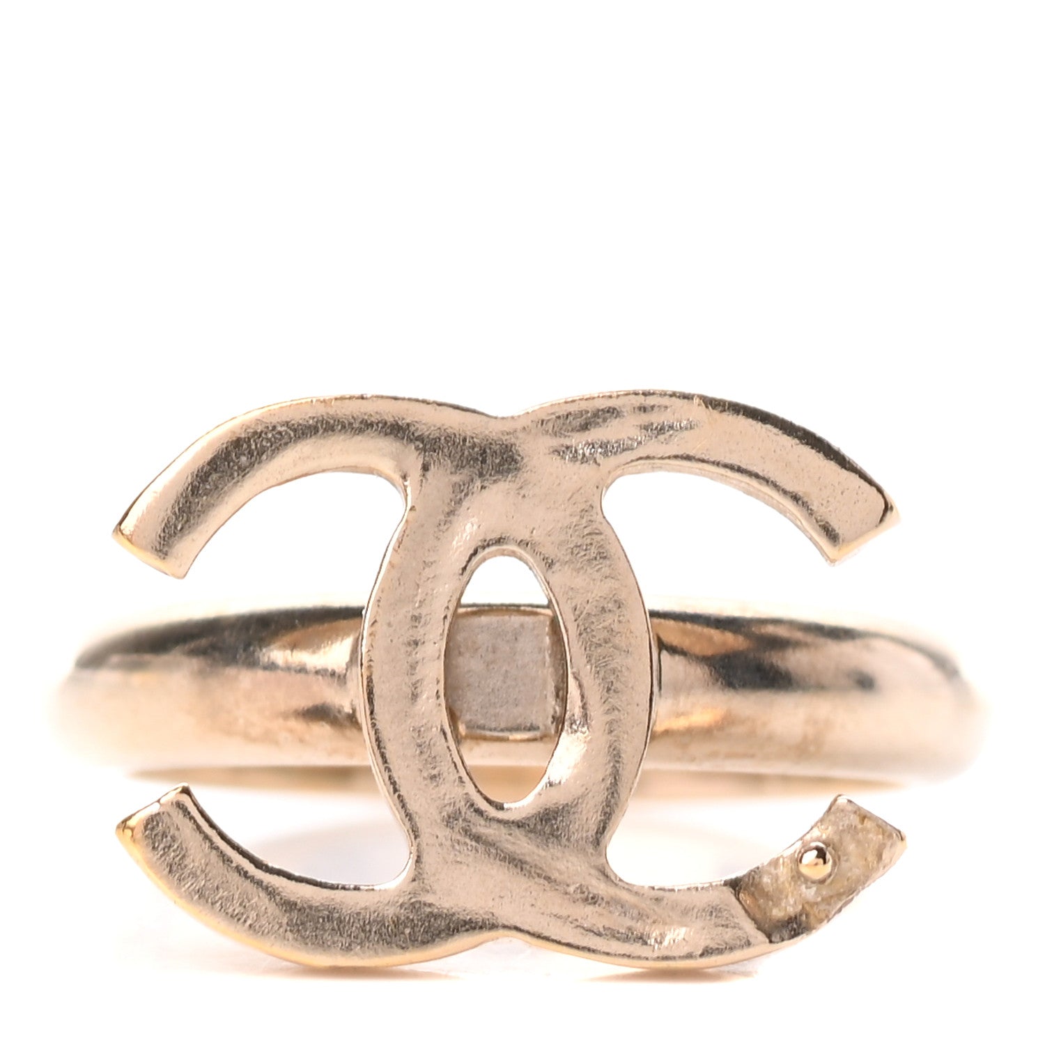 Chanel CC Ring 7 Gold 1 of 4