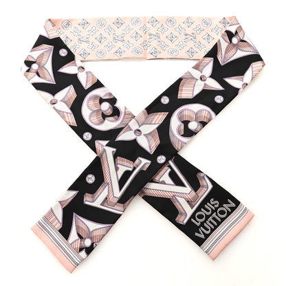 Louis Vuitton Silk Ultimate 3D Bandeau Rose Clair Black 1 of 3