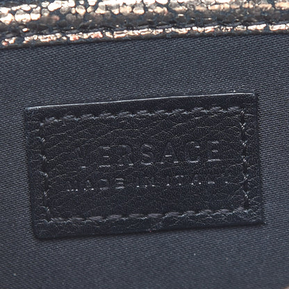 Versace Metallic Suede Palazzo Medusa Evening Bag Gold 6 of 10