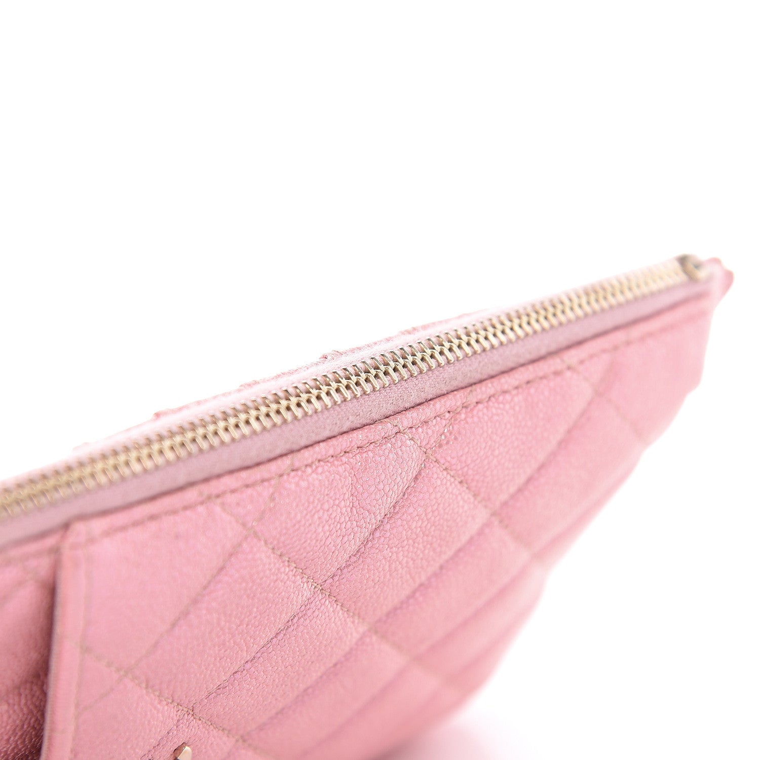 Chanel Iridescent Caviar Quilted Classic iPhone Pouch Rose Pink 9 of 14