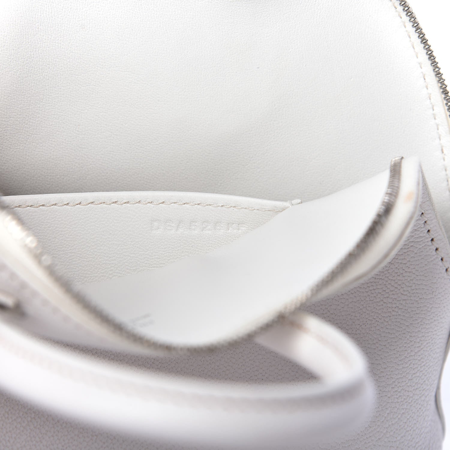 Hermes Chevre Mysore Mini 1923 Bolide White 7 of 10