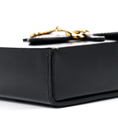 Gucci Boarded Plutone Calfskin Mini Horsebit 1955 Crossbody Bag Black 9 of 10