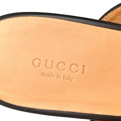Gucci Calfskin Womens Princetown Slippers 40 Black 9 of 10