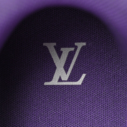 Louis Vuitton Calfskin Epi Mens LV Trainer Sneakers 9 Violet 7 of 9