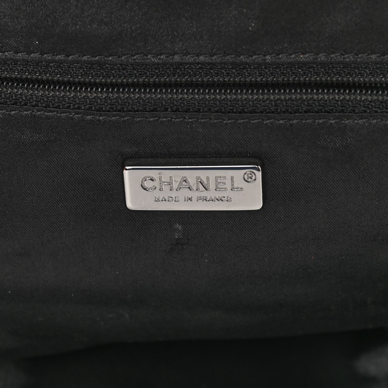 Chanel Tweed Paris NY Framed Pleated Pouch Bag Grey 6 of 12