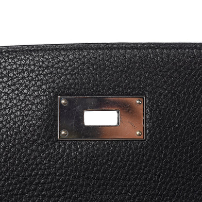 Hermes Taurillon Clemence Retourne Kelly 40 Black 25 of 34