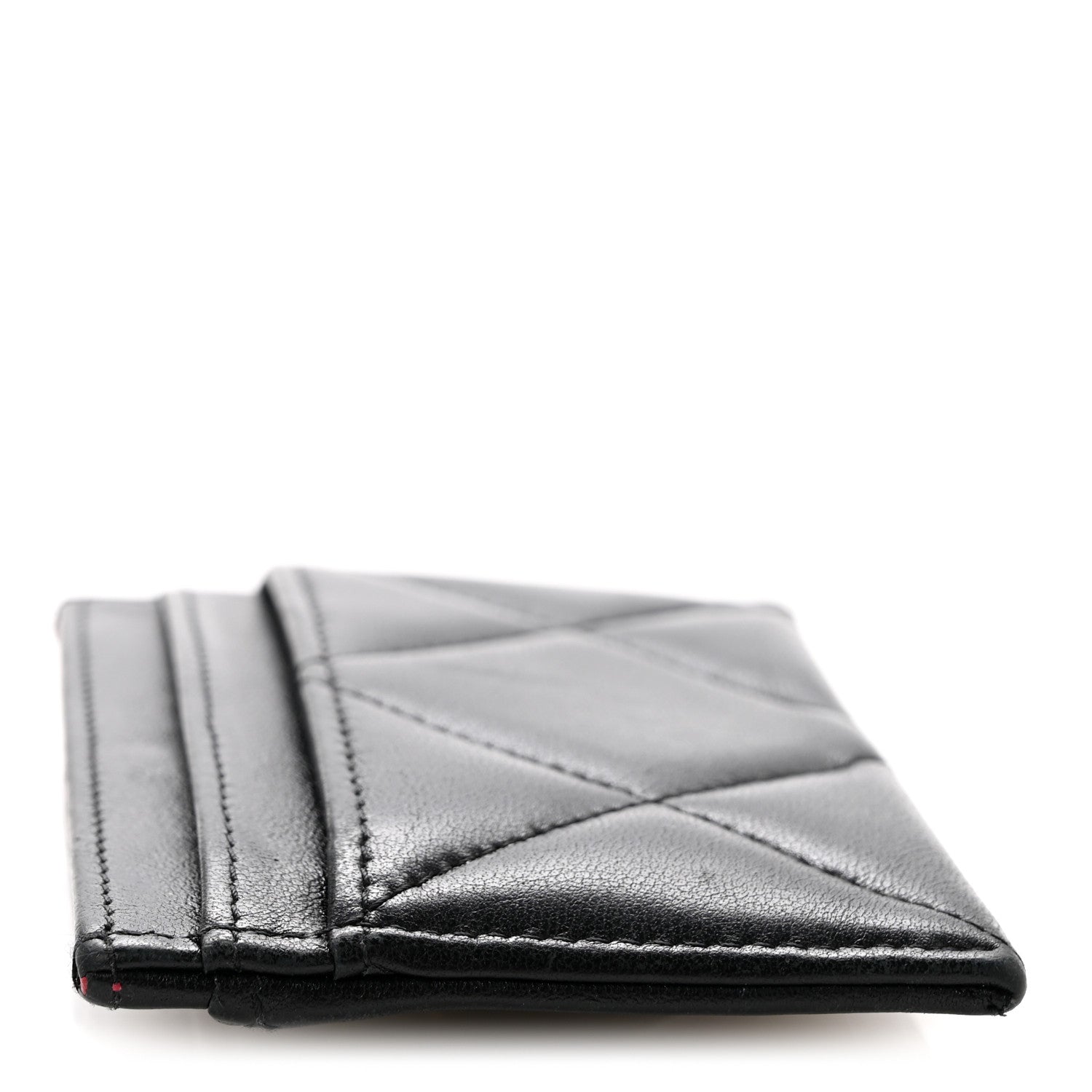 Chanel Lambskin Quilted Chanel 19 Card Holder Black 11 of 12